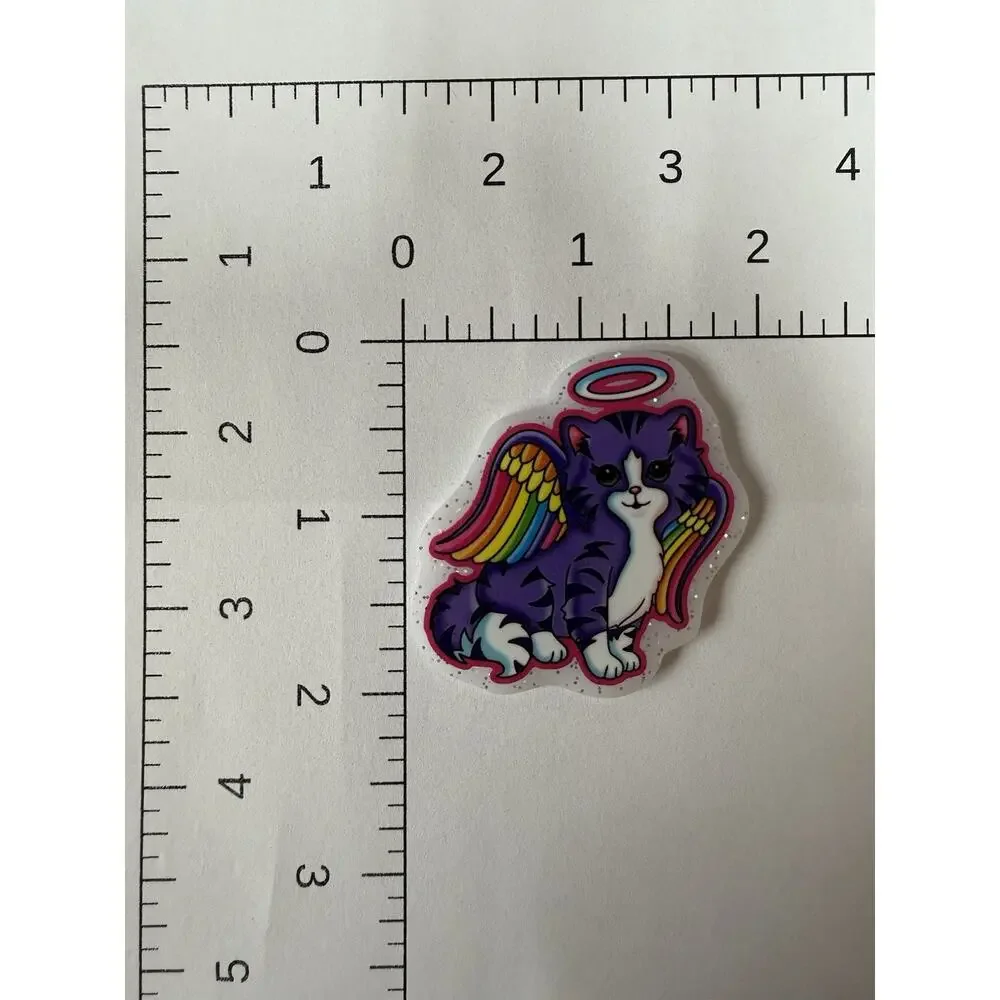 7 Pc Lisa Frank Cat Flatbacks